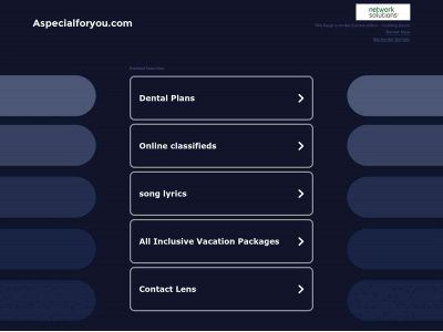 aspecialforyou.com snapshot