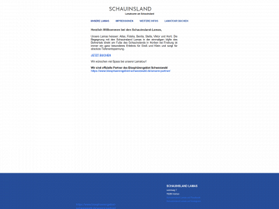 schauinsland-lamas.com snapshot