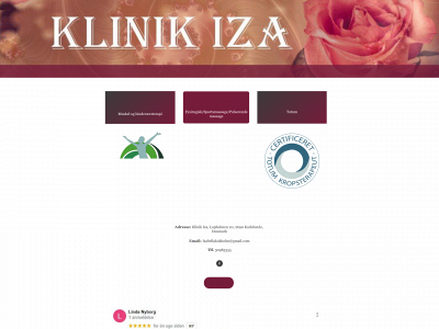 klinikiza.dk snapshot