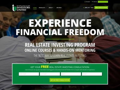 investorsunited.com snapshot