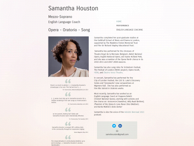 samanthahouston.co.uk snapshot