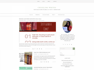 chicklingwrites.com snapshot
