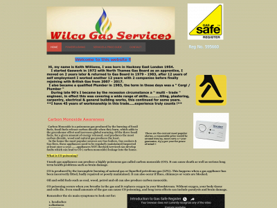 wilcogasservices.co.uk snapshot