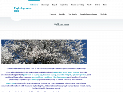 psykologcenter1100.dk snapshot