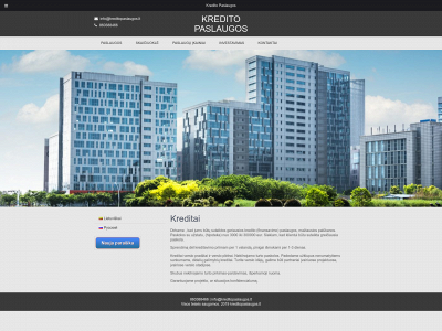 kreditopaslaugos.lt snapshot