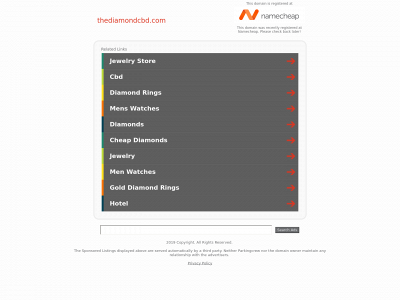 thediamondcbd.com snapshot