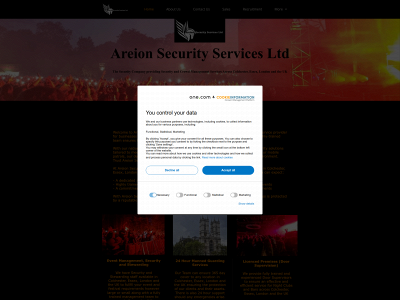 areionsecurityservices.co.uk snapshot