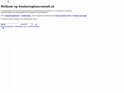 businessplanconsult.nl snapshot