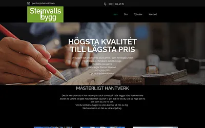 steinvallsbygg.se snapshot