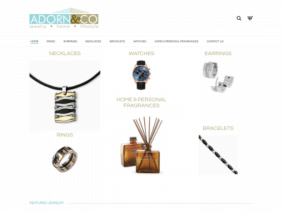 shopadornandco.com snapshot