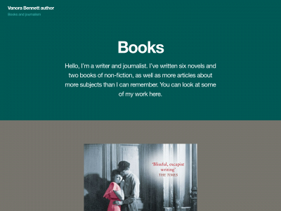 vanorabennettauthor.com snapshot