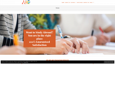 arceducationservices.com snapshot