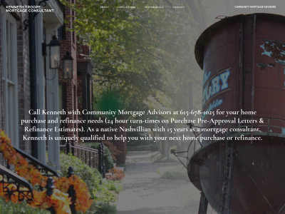 kennethtroopehomeloans.com snapshot