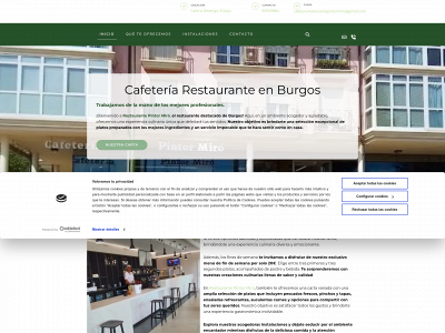 www.restaurantepintormiro.es snapshot