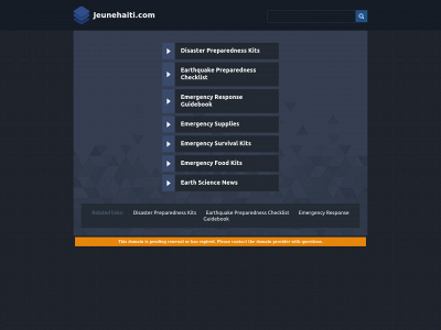 jeunehaiti.com snapshot