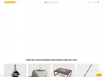 terraflame.com snapshot