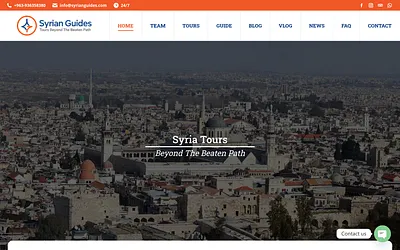 syrianguides.com snapshot