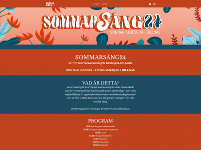 sommarsang.fi snapshot