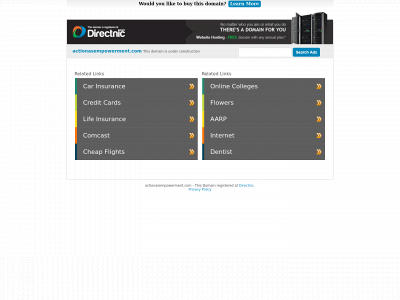 actionasempowerment.com snapshot