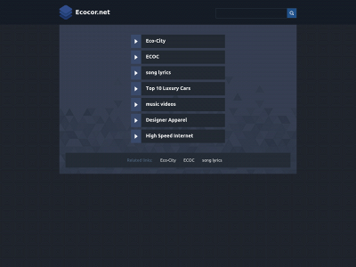 ecocor.net snapshot