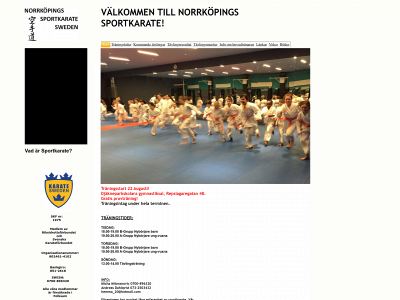 norrkopingssportkarate.se snapshot
