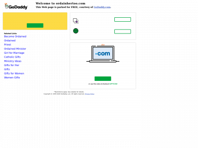 ordainhertoo.com snapshot