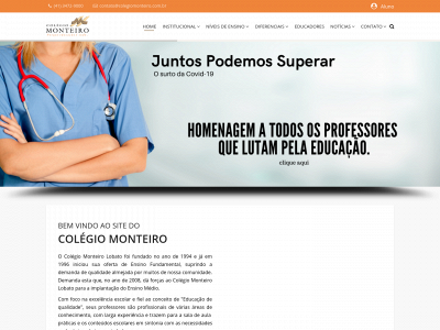 colegiomonteiro.com.br snapshot