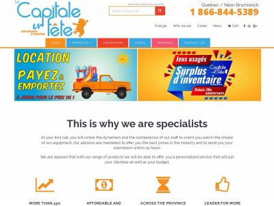 lacapitaleenfete.qc.ca snapshot