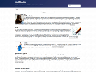 examsample.com snapshot