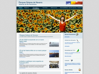 www.parquessolaresdenavarra.com snapshot