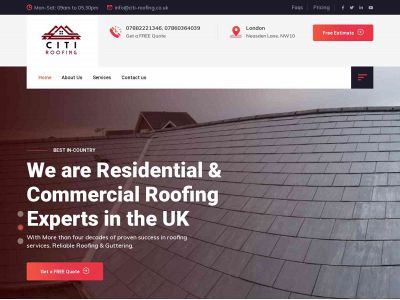 citi-roofing.co.uk snapshot