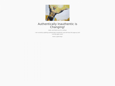 authenticallyinauthentic.com snapshot
