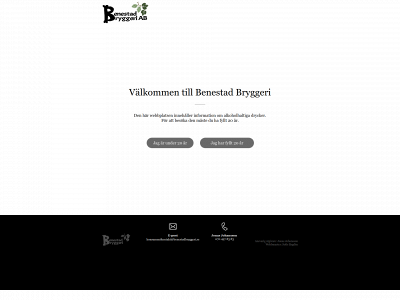 benestadbryggeri.se snapshot