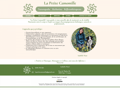 lapetitecamomille.be snapshot