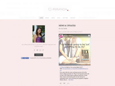www.authorcjmiranda.com snapshot