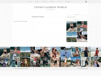 tennisfashionworld.com snapshot