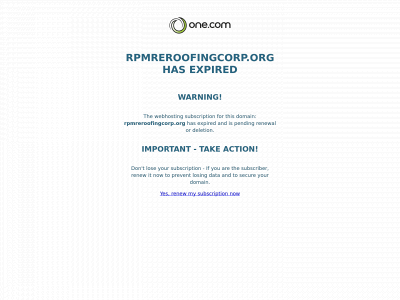 rpmreroofingcorp.org snapshot