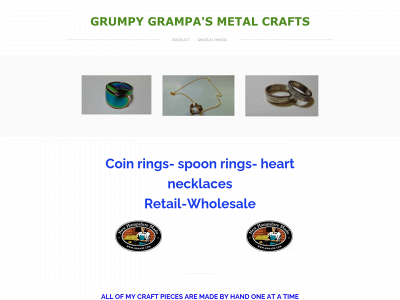 www.grumpygrampasmetalcrafts.com snapshot