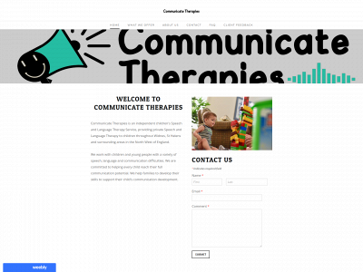 communicatetherapies.weebly.com snapshot