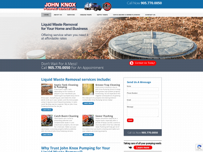 knoxpumpingservice.com snapshot