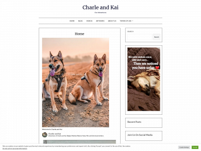 charlieandkai.blog snapshot
