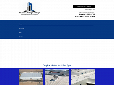 clearviewroofingsystems.com snapshot
