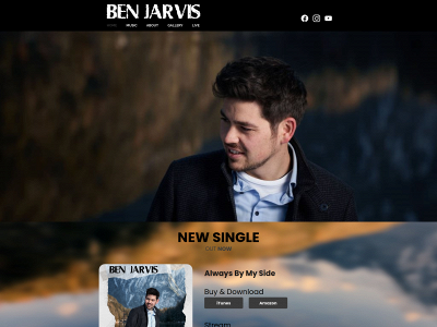 benjarvismusic.com snapshot