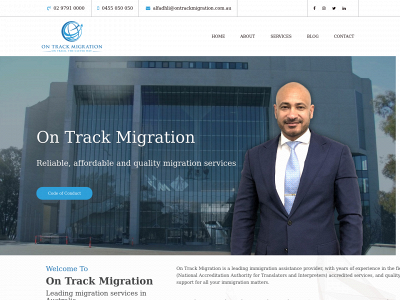 ontrackmigration.com.au snapshot
