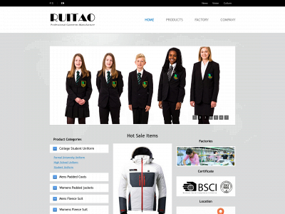 ruitaogarment.com snapshot