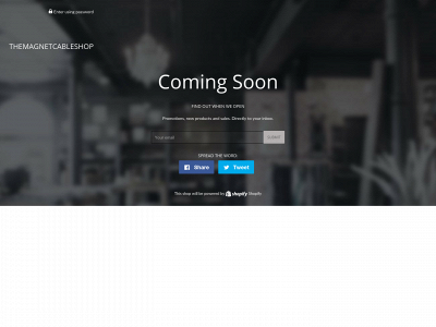 themagnetcableshop.com snapshot