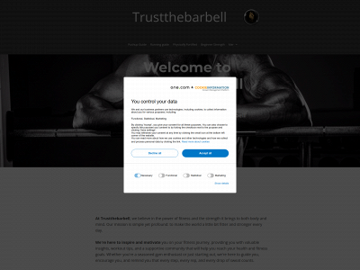 trustthebarbell.com snapshot