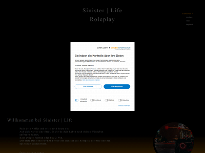 sinister-life-roleplay.de snapshot