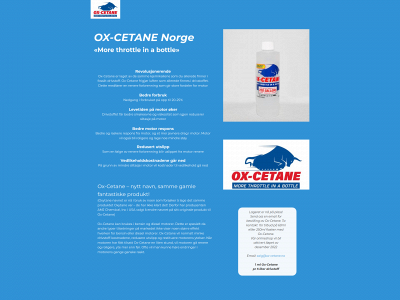 ox-cetane.no snapshot