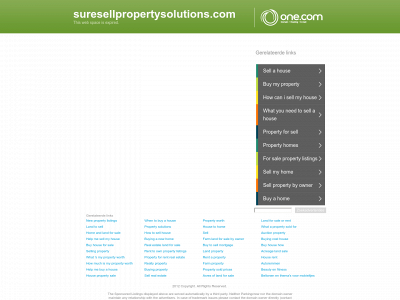 suresellpropertysolutions.com snapshot
